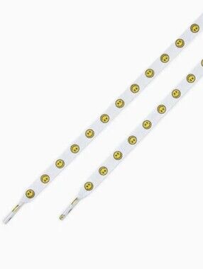 Converse Smiley Vibes 45" Laces- White